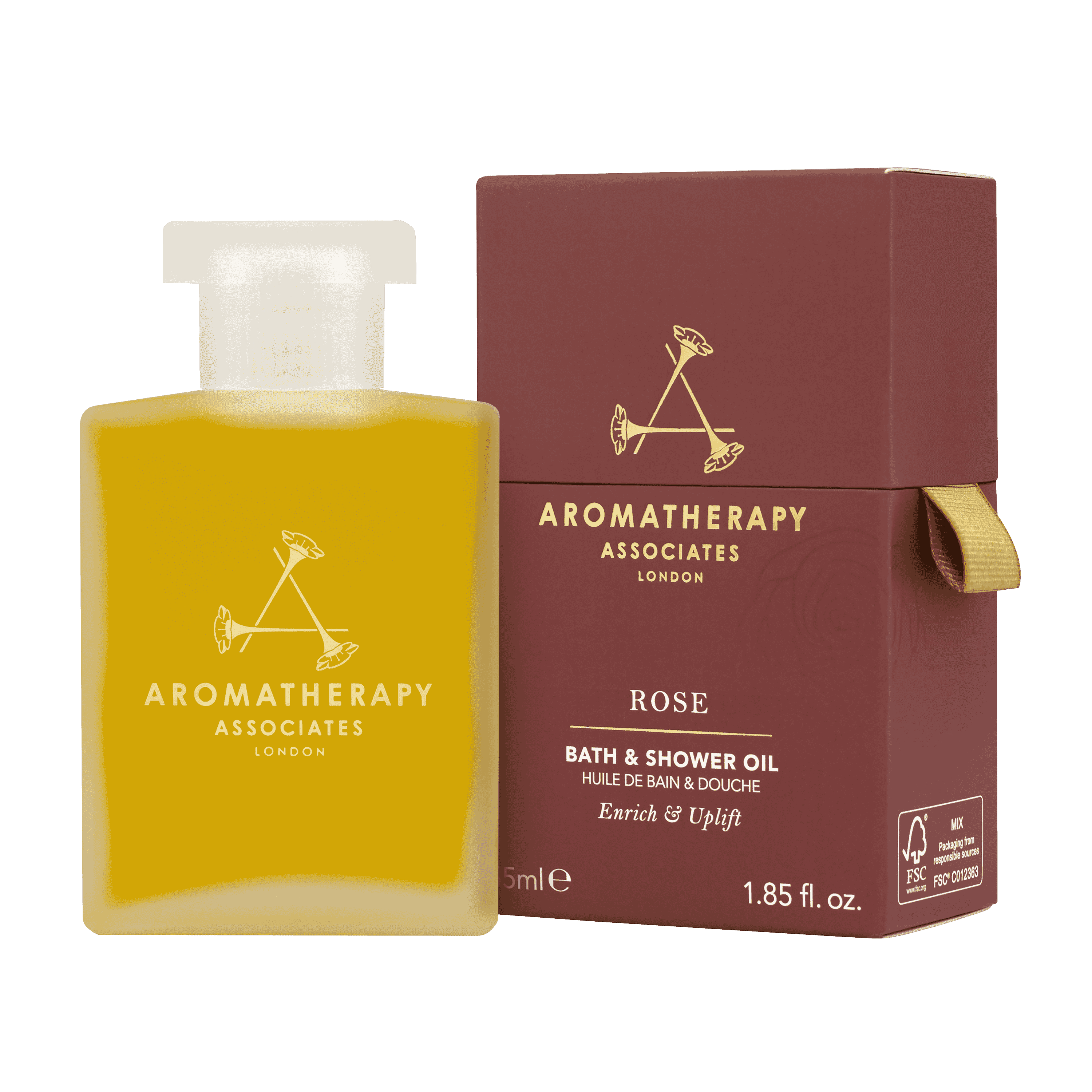 Rose Bath & Shower Oil 55ml by Aromatherapy Associates
