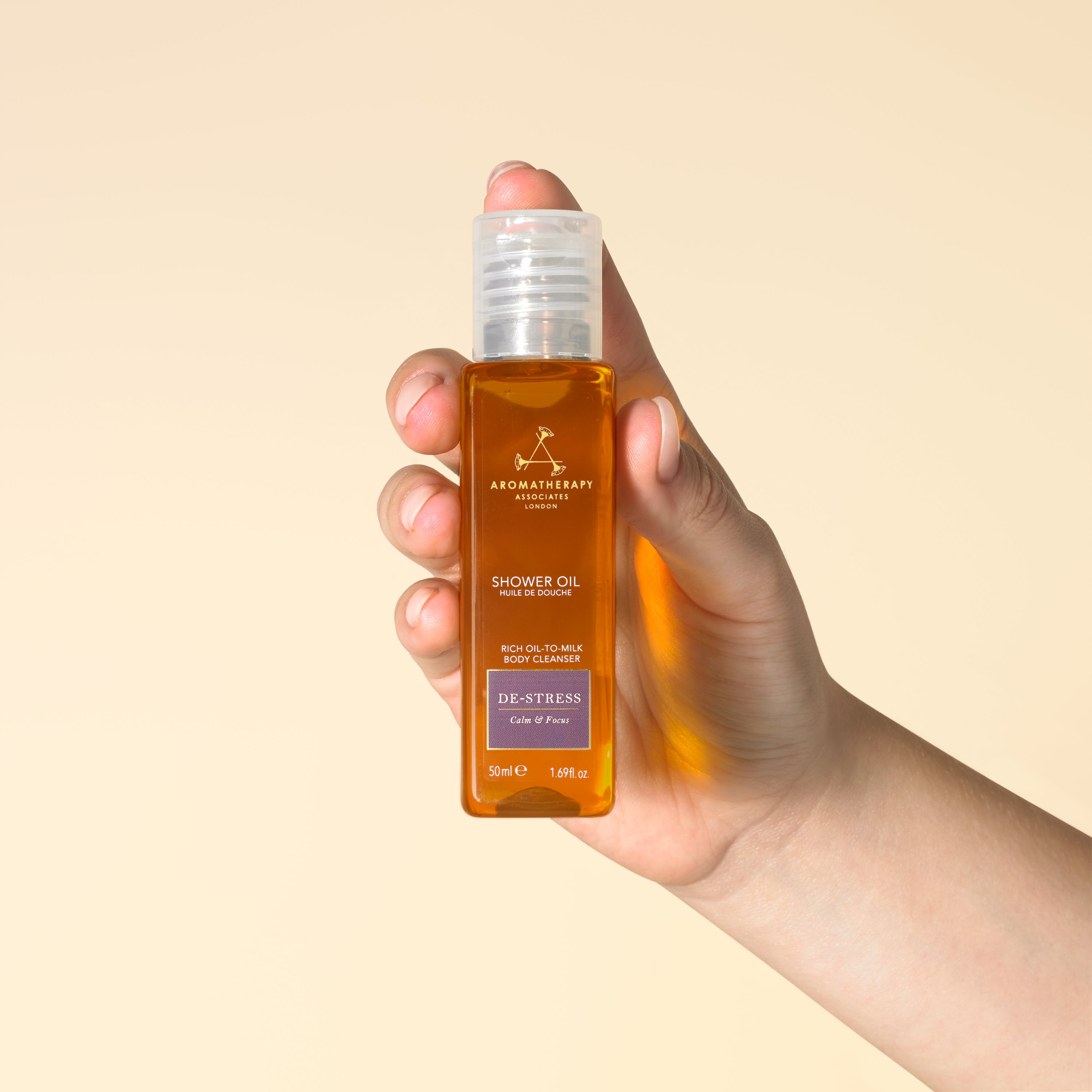 De-Stress Mind Shower Oil 50ml Aromatherapy Associates